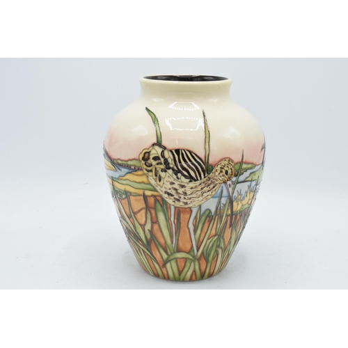 96 - Moorcroft Call of the Curlew Trial Vase dated 8.1.18. RRP £1135.00. In good condition with no obviou... 
