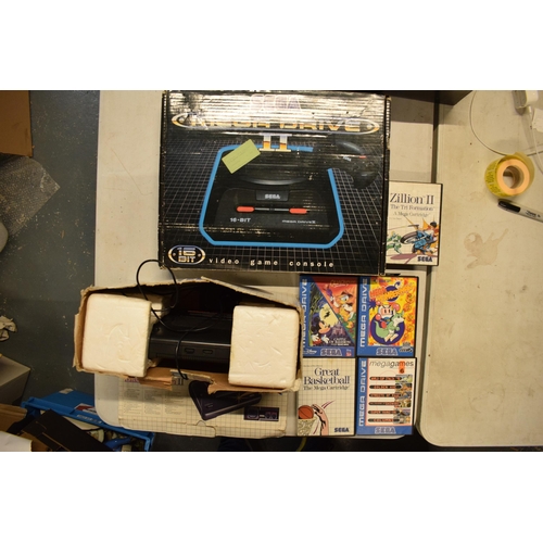 234B - A collection of Sega items to include Sega Master System II, Mega Drive II and games to include Zill... 