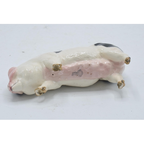 160C - Royal Doulton (Beswick) model of a Gloucester Old Spot Pig. In good condition with no obvious damage... 