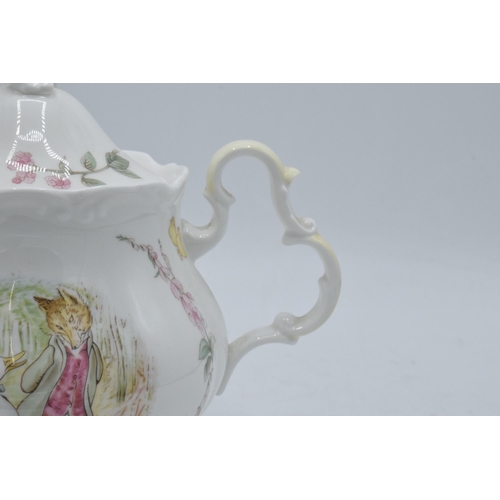 71A - Royal Albert teapot The World of Beatrix Potter. 16cm tall. In good condition with no obvious damage... 