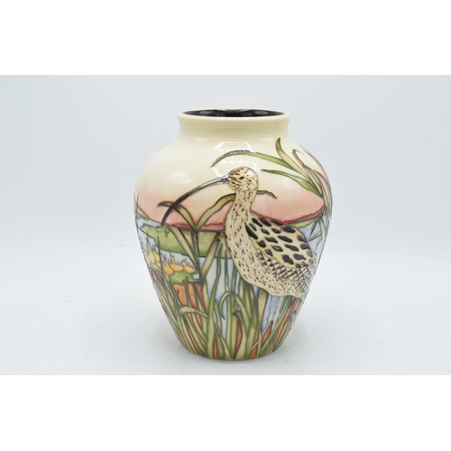 95 - Moorcroft Call of the Curlew Trial Vase dated 8.1.18. RRP £1135.00. In good condition with no obviou... 