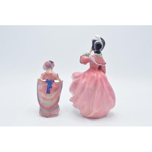 103 - Royal Doulton figures to include Spring Morning HN1922 and Lucy Ann (restored) (2). In good conditio... 