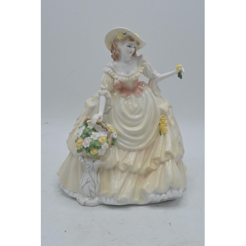 150A - Coalport limited edition lady figure Harvest Gold CW416 from the Celebration of the Seasons collecti... 