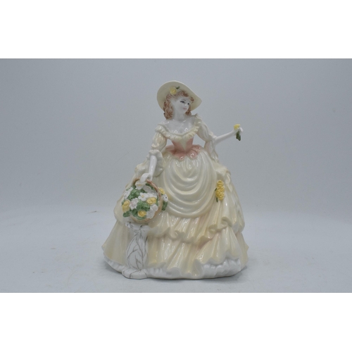 150A - Coalport limited edition lady figure Harvest Gold CW416 from the Celebration of the Seasons collecti... 