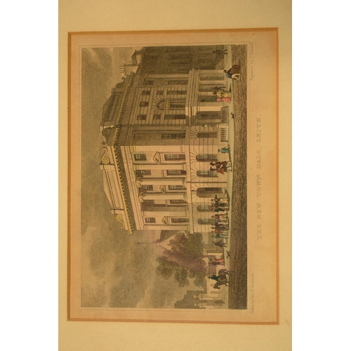 304 - A collection of framed engravings and prints to include Excise Office Drummond Place Edinburgh by Th... 