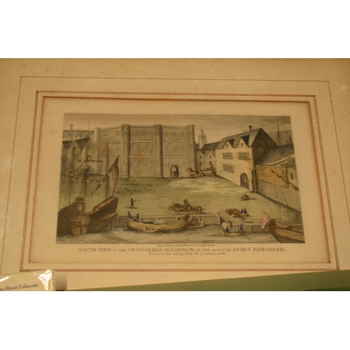 309 - A collection of framed and unframed engravings and prints to include The Mansion House in 1750, Cann... 