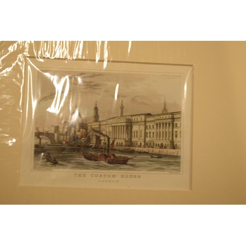 309 - A collection of framed and unframed engravings and prints to include The Mansion House in 1750, Cann... 