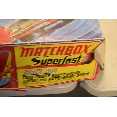 328 - Matchbox Superfast Track.800 Twin Power Boost Racing Circuit. Untested. Please check the photos as t... 