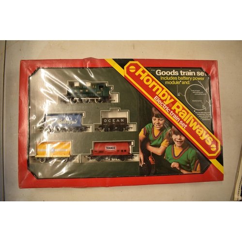 330 - Hornby Railways Electric Train Set R782 Goods train set. Untested. Please check the photos as to con... 