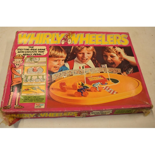 331 - Whirly Wheelers battery-powered cycling game by Palitoy Parker. Untested. Please check the photos as... 