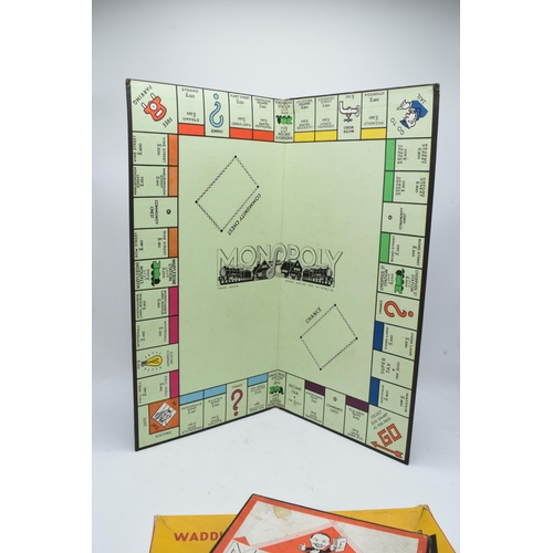 344 - 1940s Monopoly Austerity Edition (patent no. 453689), believed complete and including carboard playi... 