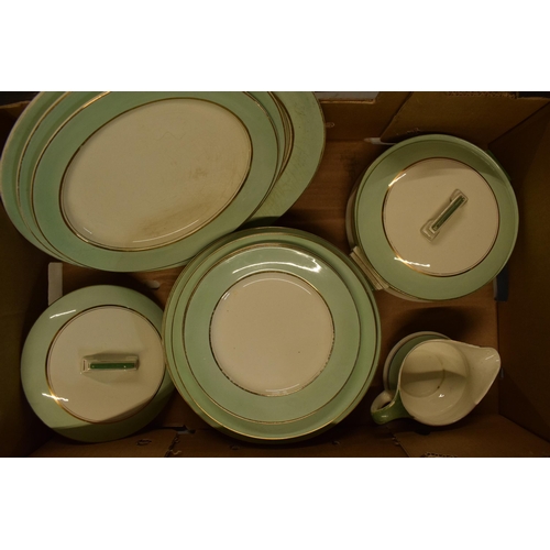 64 - A collection of dinner ware to include Wedgwood and Co regal style items to include tureens and a gr... 