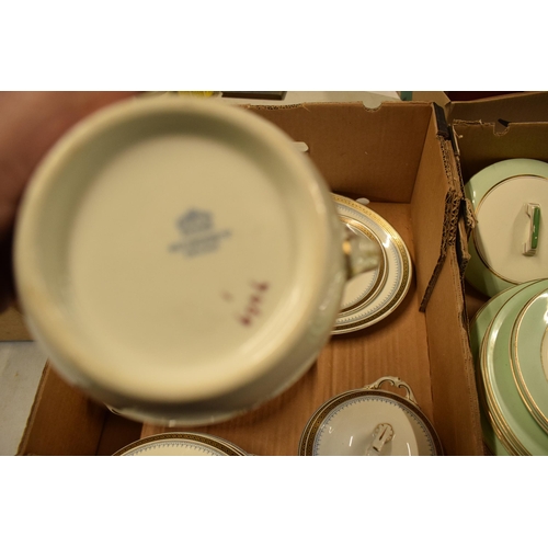 64 - A collection of dinner ware to include Wedgwood and Co regal style items to include tureens and a gr... 