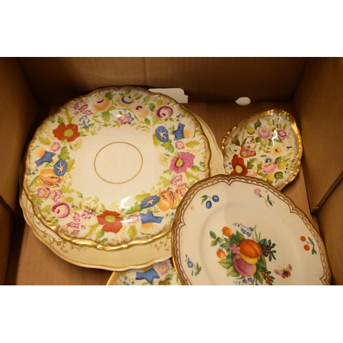 76 - A good collection of 19th and 20th century tea and dinner ware to include Hammersley Queen Anne, How... 