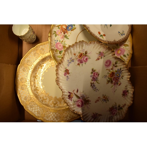 76 - A good collection of 19th and 20th century tea and dinner ware to include Hammersley Queen Anne, How... 