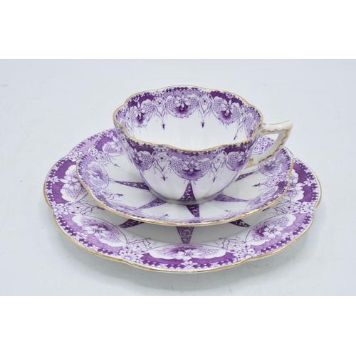 87 - Wileman and Co Foley china (pre Shelley) trio to consist of a shaped cup, saucer and side plate (3) ... 