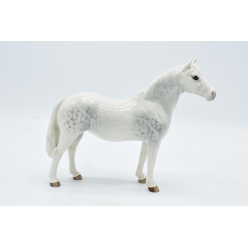 148H - Beswick grey Connemara pony 1641. In good condition with no obvious damage or restoration. Minor gra... 