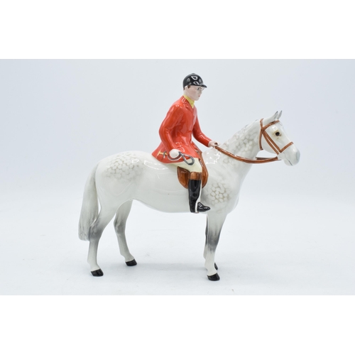 148S - Beswick Huntsman on grey horse 1501. In good condition with no obvious damage or restoration.