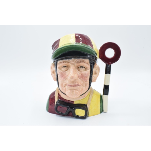 79 - Large Royal Doulton character jug Jockey D6625. All in good condition without any obvious damage or ... 