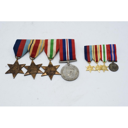 228 - A collection of World War II (WW2) medals to include The 1939-1945 Star, The Africa Star, The Italy ... 