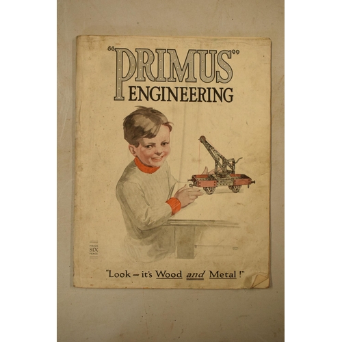 252 - Primus Engineering 1916 catalogue (1915 version with 1916 insert). Covers spine repaired with archiv... 