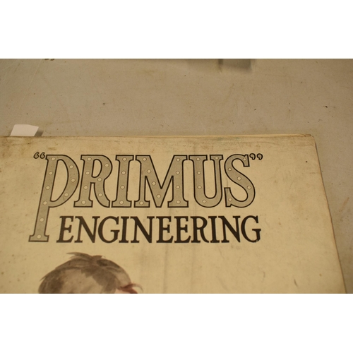 252 - Primus Engineering 1916 catalogue (1915 version with 1916 insert). Covers spine repaired with archiv... 