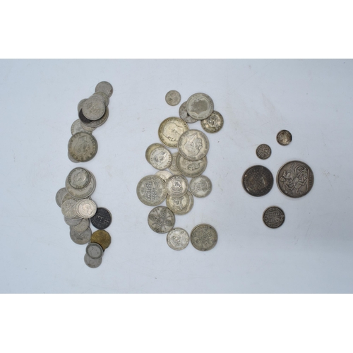 275 - A collection of mainly UK coinage to include 156.9 grams of pre-1947 coins, 49.7 grams of pre-1920 c... 