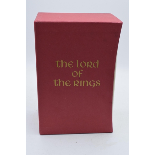 277 - A cased set of J R R Tolkien Lord of the Rings books to include The Return of the King, The Two Towe... 