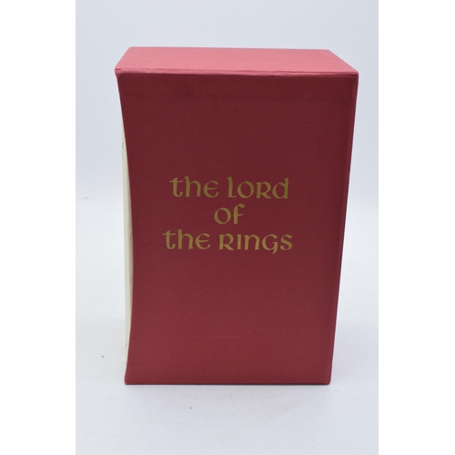 277 - A cased set of J R R Tolkien Lord of the Rings books to include The Return of the King, The Two Towe... 