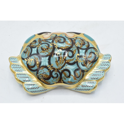 60 - Boxed Royal Crown Derby paperweight in the form of a Cromer Crab. First quality with stopper. In goo... 