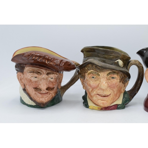 71 - A trio of large Royal Doulton character jugs to include Paddy, Mine Host D6468 and Drake (3). In goo... 