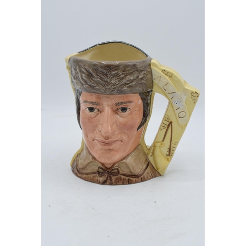 78 - Large Royal Doulton double-sided character jug of Davy Crockett and Antonio Lopez de Santa Anna D672... 