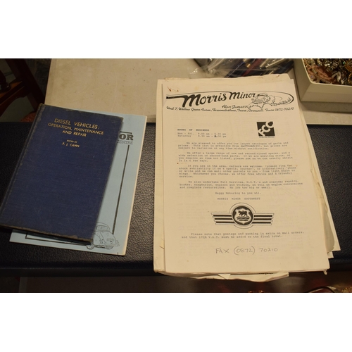 251 - A pair of items to include Cassell's Book of the Morris 1000 by Ethan Hawks 1963 edition together wi... 