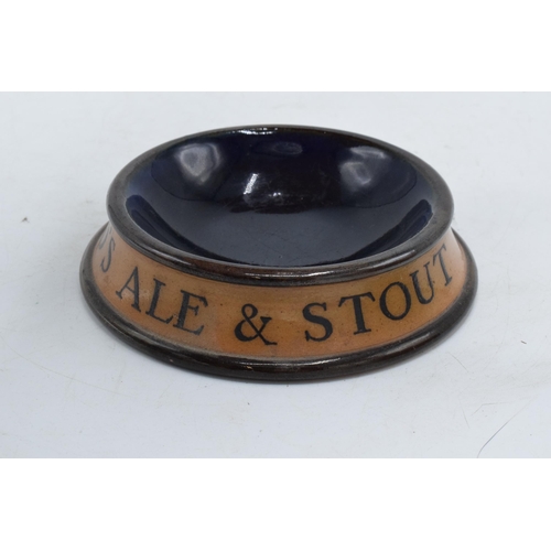 48 - A pair of Royal Doulton stoneware advertising ash trays to include Whitbread's Ale and Stout togethe... 