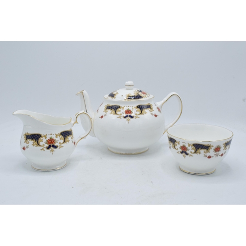 71 - A Duchess teapot, milk and sugar in the Westminster design (3). In good condition with no obvious da... 