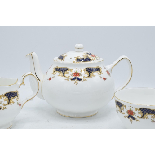 71 - A Duchess teapot, milk and sugar in the Westminster design (3). In good condition with no obvious da... 