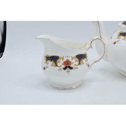 71 - A Duchess teapot, milk and sugar in the Westminster design (3). In good condition with no obvious da... 