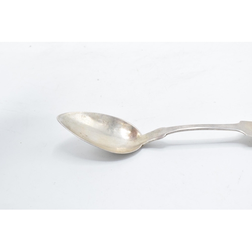 225T - A 19th century silver New York teaspoon H I Sawyer. 15cm long.