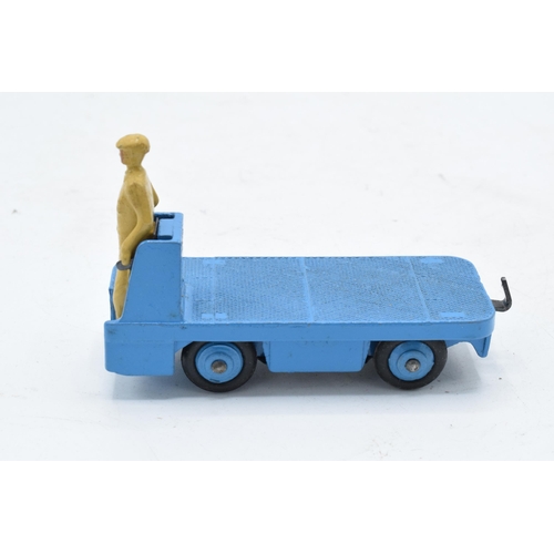 331 - Dinky No. 400 BEV Electric Truck. Blue with light blue hubs. VGC with minor wear. Box good.