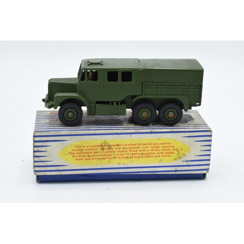 340 - Boxed Dinky Supertoys 689 Medium Artillery Tractor. In good condition with some evidence of use and ... 