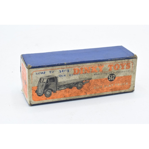 341 - Boxed Dinky Toys 512 Guy Flat Truck. In good condition with some evidence of use and play-wear such ... 