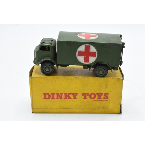 343 - Boxed Dinky Toys 626 Military Ambulance. In good condition with some evidence of use and play-wear s... 