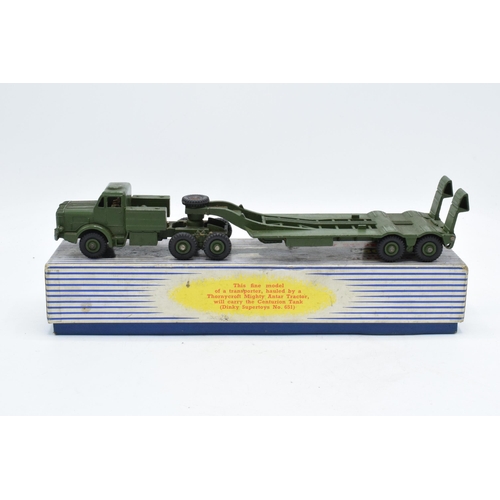 347 - Boxed Dinky Supertoys 660 Tank Transporter. In good condition with some evidence of use and play-wea... 