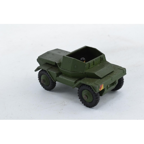 348 - Boxed Dinky Toys 673 Scout Car. In good condition with some evidence of use and play-wear such as sm... 