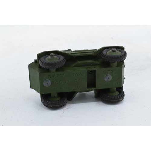 348 - Boxed Dinky Toys 673 Scout Car. In good condition with some evidence of use and play-wear such as sm... 