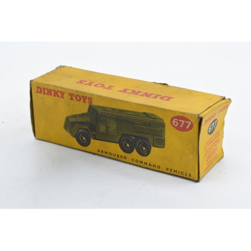 349 - Boxed Dinky Toys 677 Armoured Command Vehicle. In good condition with some evidence of use and play-... 