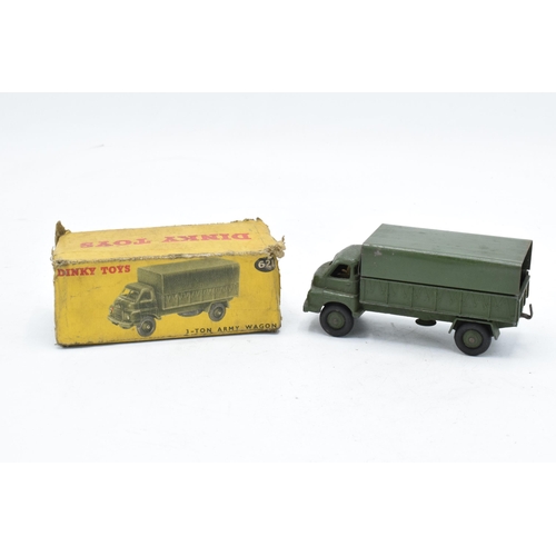 350 - Boxed Dinky Toys 3-Ton Army Wagon 621. In good condition with some evidence of use and play-wear suc... 