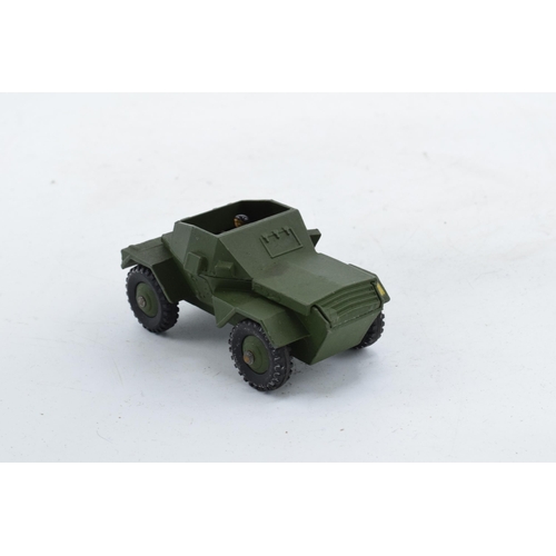 351 - Boxed Dinky Toys 673 Scout Car. In good condition with some evidence of use and play-wear such as sm... 