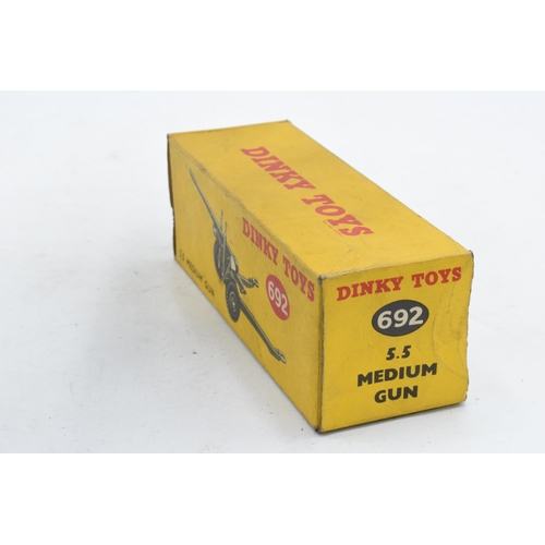 356 - Boxed Dinky Toys 5.5 Medium Gun 692. In good condition with some evidence of use and play-wear such ... 