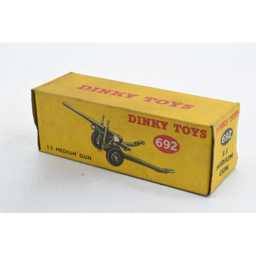 356 - Boxed Dinky Toys 5.5 Medium Gun 692. In good condition with some evidence of use and play-wear such ... 